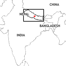 Nepal map